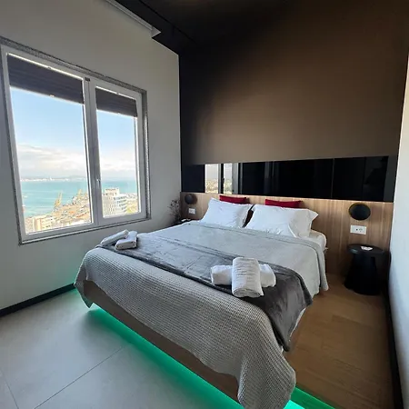 Luxury 21st Floor Full Seaview In Vollga Promenade By Selectstay Apartmán Durrës